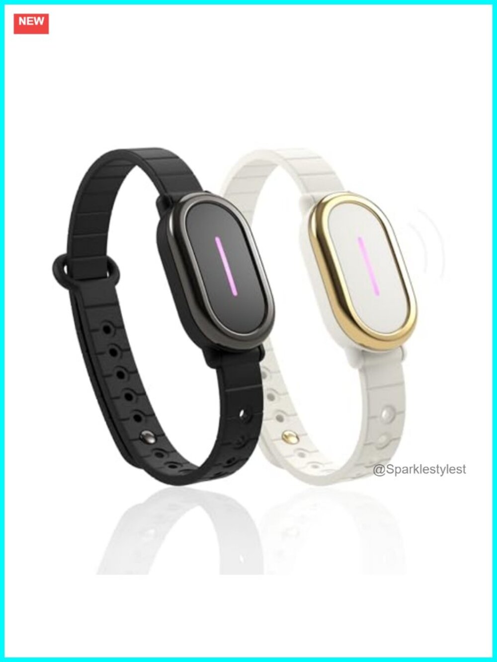 Long Distance Touch Bracelets Set of 2 Water Resistant Couples Gift